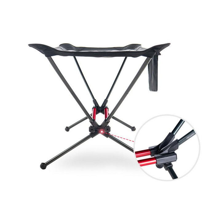 Гамак розкладний одномісний Naturehike Outdoor Folding Hammock NH20JJ011, 300D Oxford, чорний Київ - фото 3