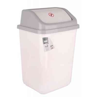 Контейнер для сміття Violet House 0098 White 30 л (0098 WHITE с/кр.30 л) Вінниця