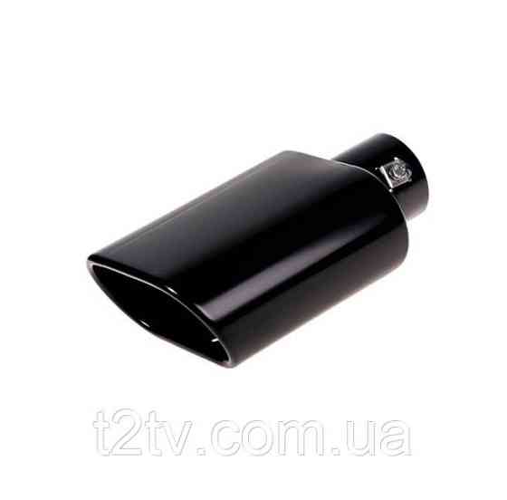 Насадка на глушитель 0109 d-62мм нержавейка черная Винница