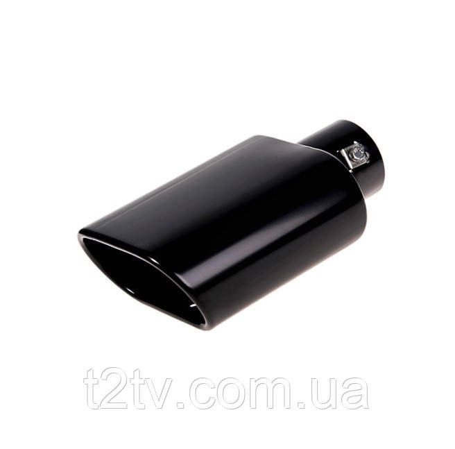 Насадка на глушитель 0109 d-62мм нержавейка черная Винница - изображение 1