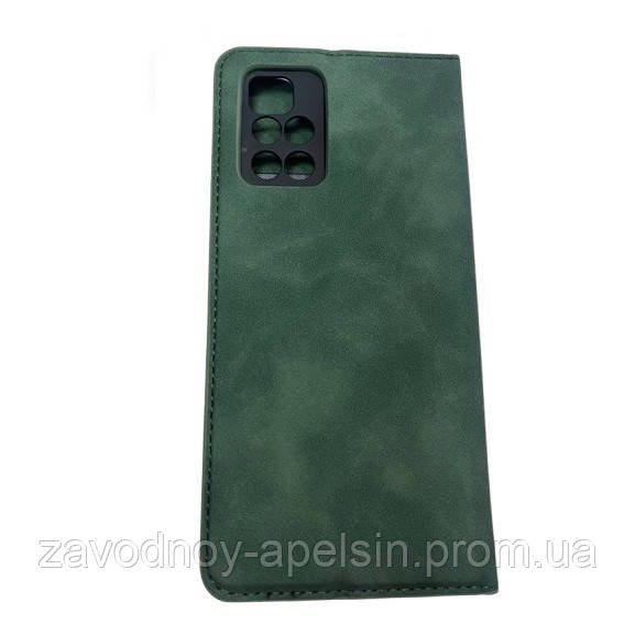 Чохол книжка Xiaomi Redmi 10 Захист камери (зелений) Одеса - фото 3