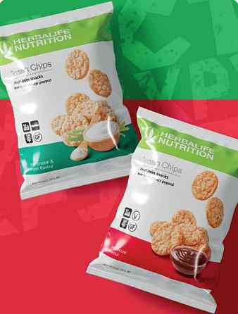 Протеїнові Чіпси зі смаком Сметани та Цибулі, ВЕЛИКА КОРОБКА 300гр ,Протеїнові снеки Гербалайф Herbalife Дніпро