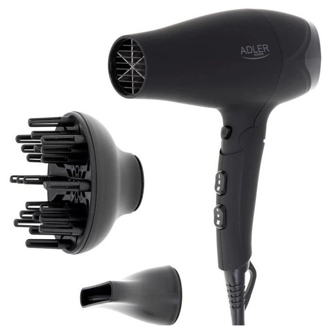 Фен Adler AD 2267 гумовий корпус 2100Вт YJ-39 Львів - фото 1