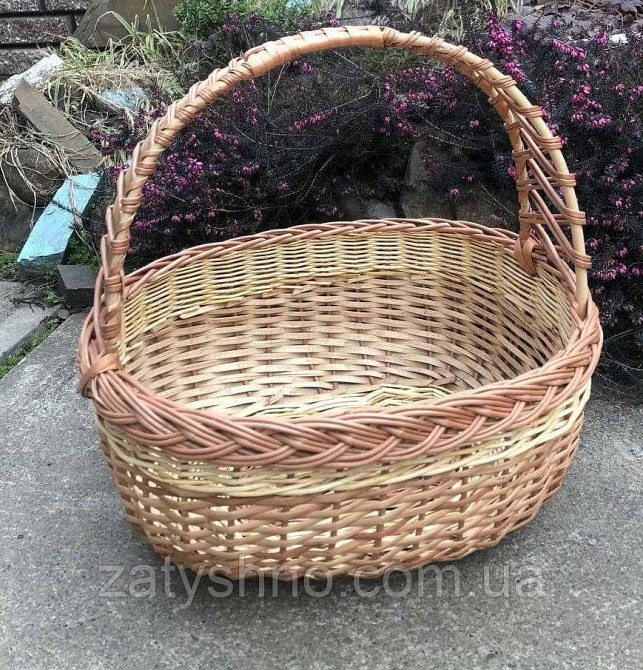 Кошик на паску плетений з лози Київ - фото 5
