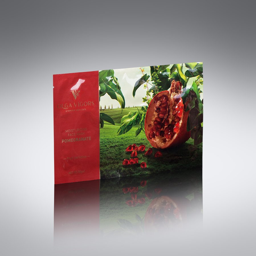 Зволожуюча маска для обличчя Гранат Vigor 1 шт Київ - фото 1