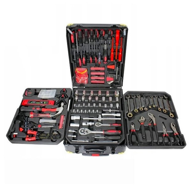 Професійний набір інструментів Tools Set KRAFFTEC у валізі з тріскачкою із 408 предметів ZY-61 Львів - фото 12
