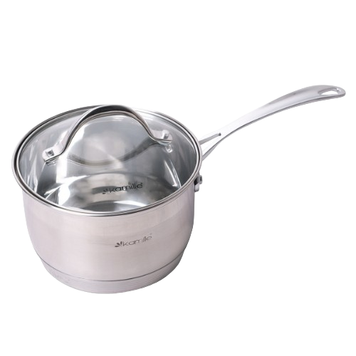 Набір каструль 10 предметів (ківш 1,8/каструлі 1,8/2,3/3,3/5,8л) нержавіюча сталь 7-шарове дно 4710S KAMILLE Житомир - изображение 4