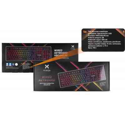 Клавіатура Vinga KBGSM120 Black Вінниця