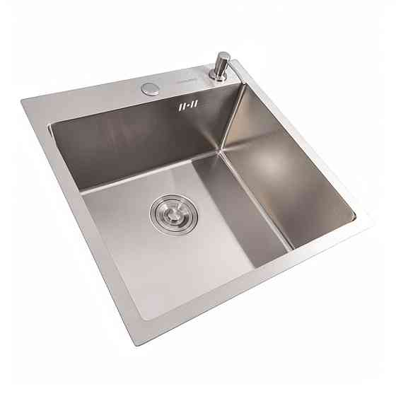 VALESO Кухонна мийка 50*50 нержавійка Valeso Handmade (сифон круглий, 2,0/0,5) Киев