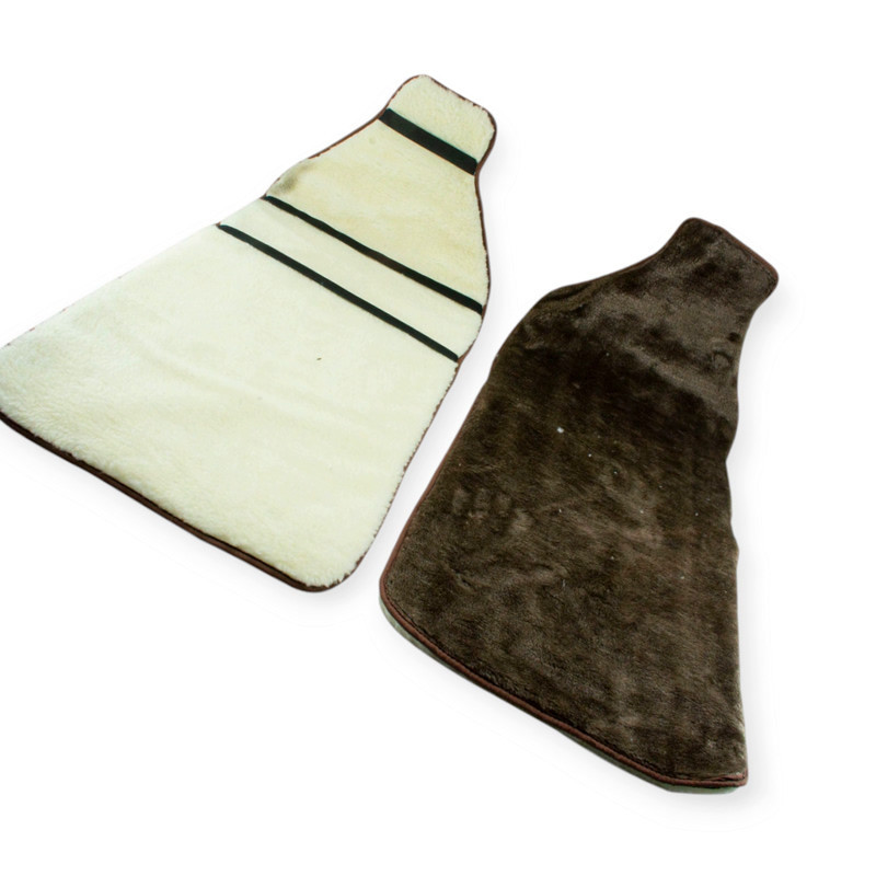 Накидка сидіння "овчина" коричнева (2 шт) Мукачево - фото 1