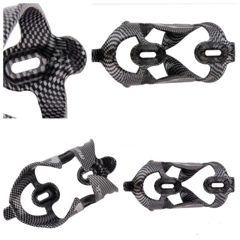 Флягодержатель пластиковый Feel Fit черно-белый под карбон Бровары - изображение 3