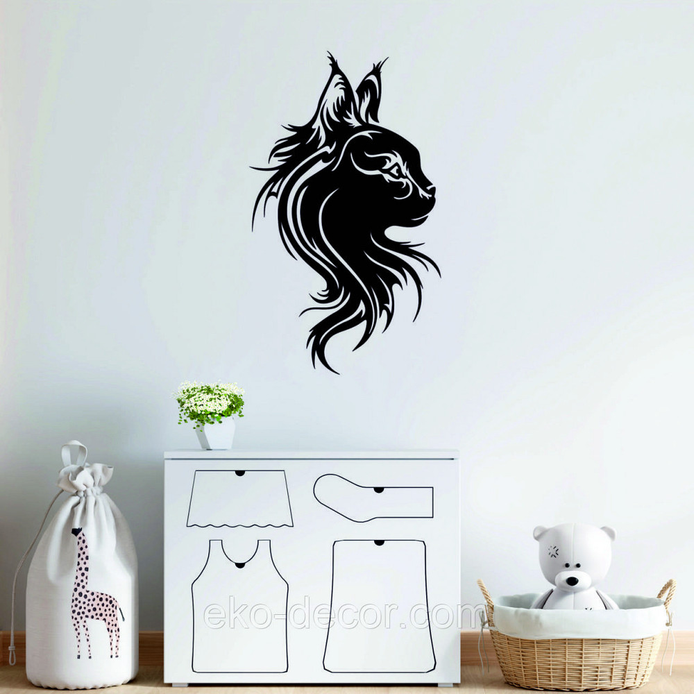 Декоративне настінне Панно «Кіт»  Декор на стіну Київ - фото 3