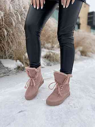 Violeta Черевики жіночі Violeta 20-432 пудра (зима, еко-замша) (1136) 37 Коломыя