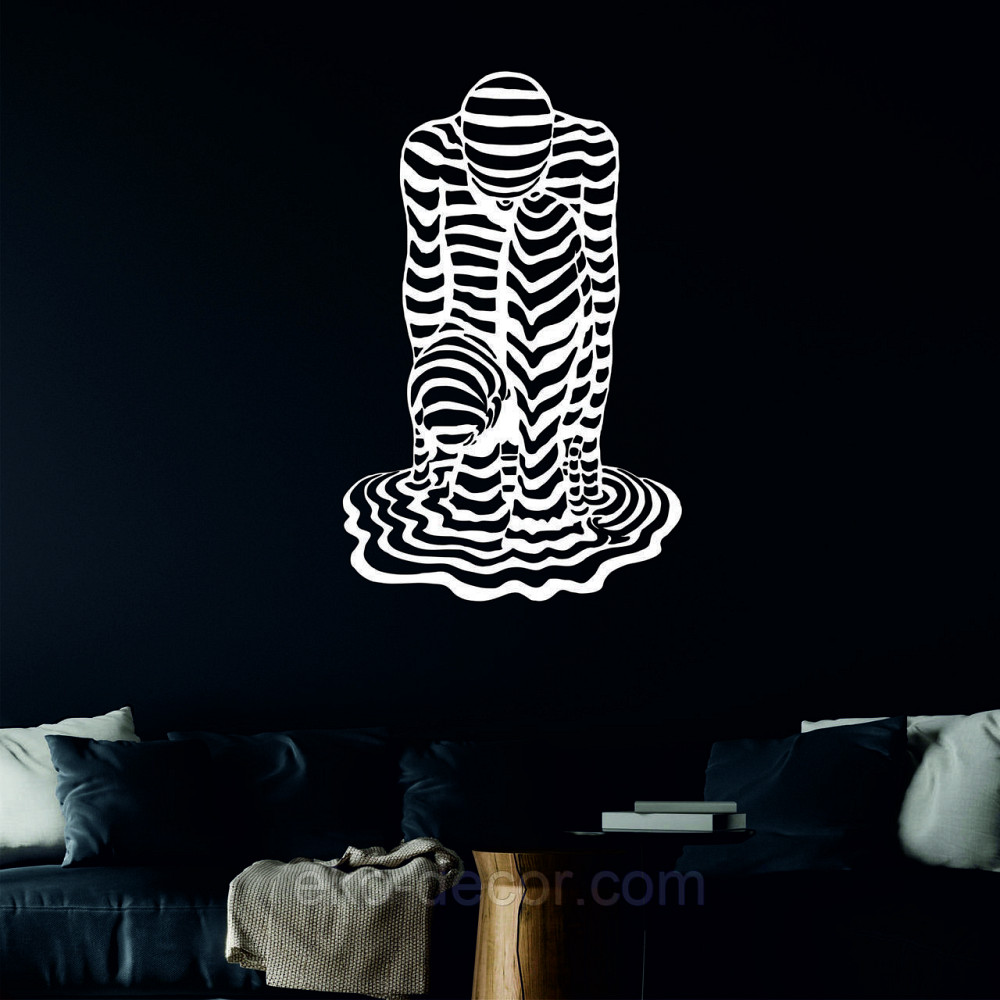 Декоративное настенное Панно «Человек» Декор на стену Білий, 90*57 см Киев - изображение 3