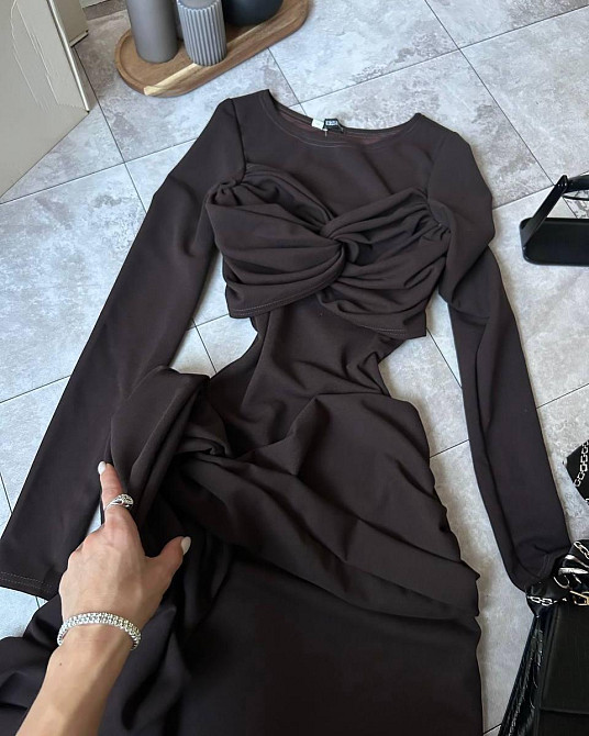 Жіноча стильна романтична сукня крепдайвінг Одеса - фото 9