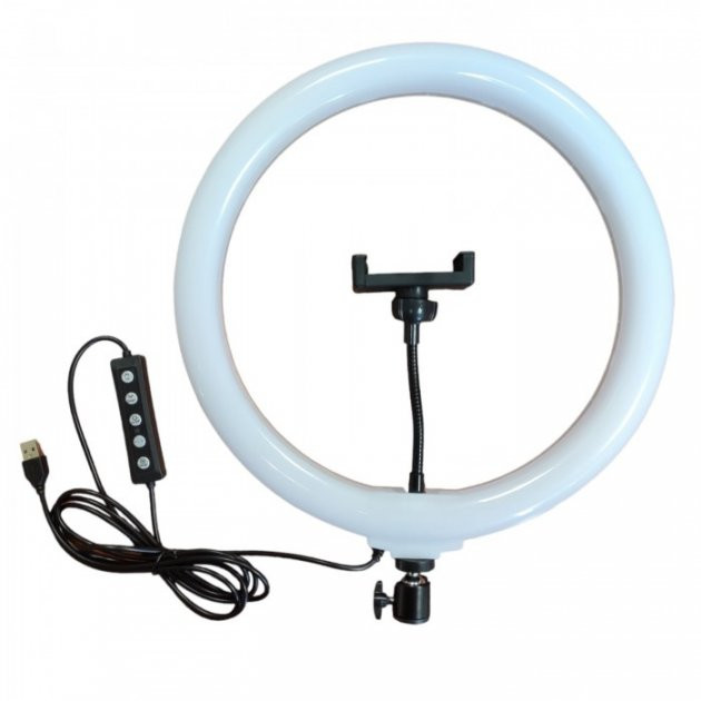Кольцевая LED RGB лампа 33 см 3D-33 селфи кольцо Киев - изображение 5