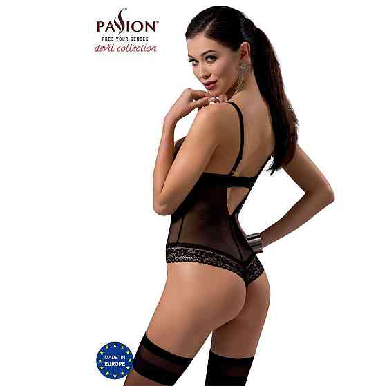 Боди с открытой грудью Passion Exclusive NORTH BODY XXL/XXXL, black Sex Aura Киев