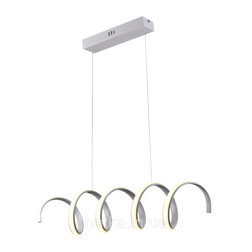 Люстра підвісна світлодіодна Sirius LCD3055 WT біла Київ - фото 5