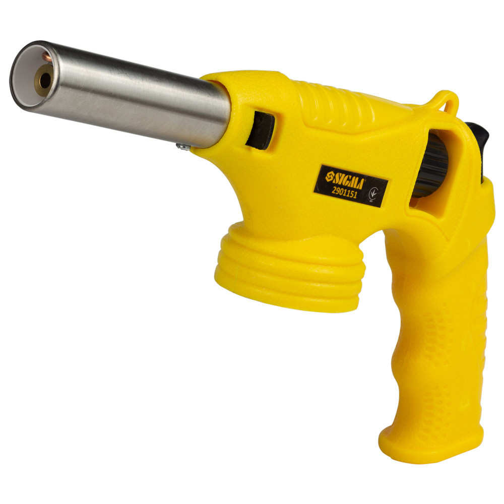 Водка газовая турбо 360° с керамическим соплом, пьезоподжигом и рукояткой Ø22мм 260мм SIGMA (2901151) Ровно - изображение 2