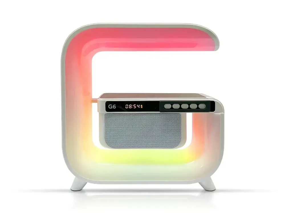 Лампа-нічник з Bluetooth-колонкою G-Smart G6, Портативна колонка, Світильник з бездротовою зарядкою Одеса - фото 10