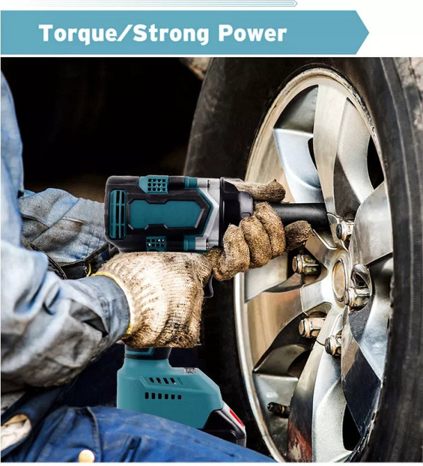 Аккумуляторный ударный гайковерт 350 Н.м BESTTOOL (98745521) (98745521) Киев - изображение 8