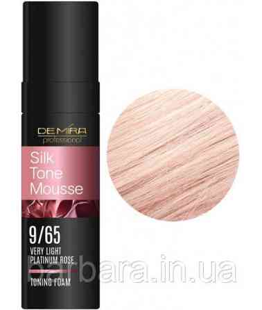 Тонирующая пенка SilkTone Mousse DeMira Professional 9/65 Очень светлый платиновый розовый Киев