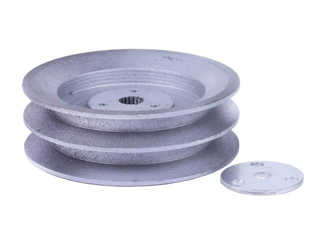 Шкив ремня редуктора ведомый для бензинового двигателя мотоблок мотоблок 168F/мотоблок 170F, 2 ручья, 3 Мукачево - изображение 1