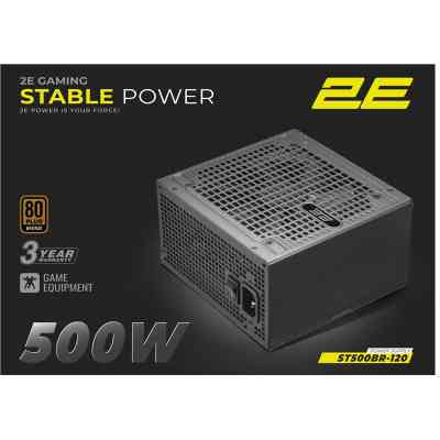 Блок питания 2E 500W Stable Power ATX3.1 (2E-ST500BR-120) Винница