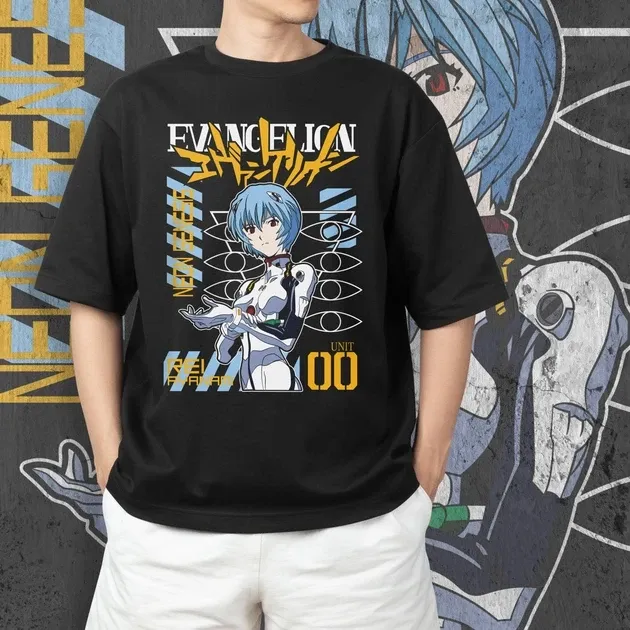 Футболка для підлітка хлопчика з принтом Evangalion Рей Аянами 2 Розмір 160 Anime10663 Дніпро - фото 3