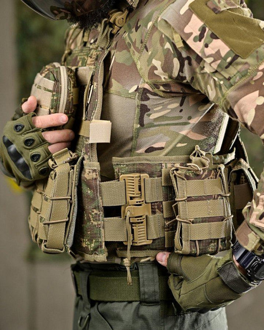 Плитоноска Attack варан 4 точки швидкого скидання ВТ 2532 Одеса - фото 8