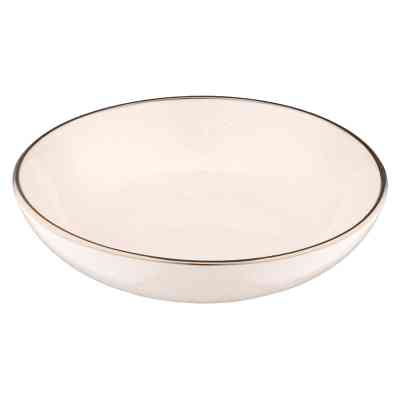 Тарілка Ardesto Emilia, 820мл, 20см, кераміка, бежевий (AR0720EBG) Вінниця