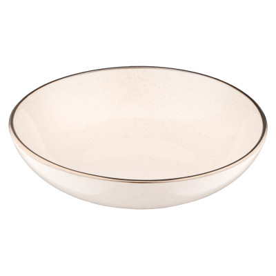 Тарілка Ardesto Emilia, 820мл, 20см, кераміка, бежевий (AR0720EBG) Вінниця - фото 1