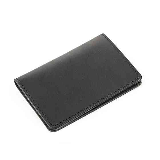 Обложка для удостоверения Shvigel 13929 кожаная Черная Киев