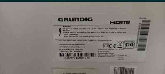 Телевізор Безрамний: 50" 4К, Звук 40 Вт.Smart GRUNDIG 49GUW8040. Київ