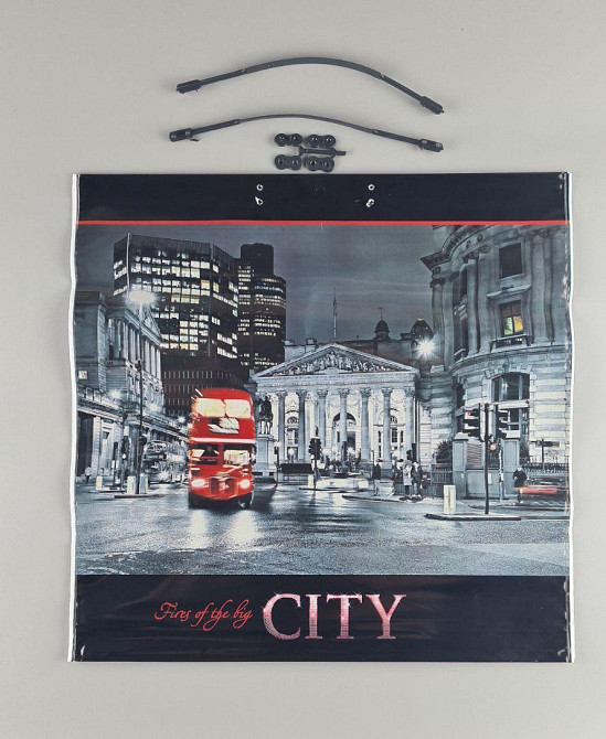 Полиэтиленовый пакет (40х40) с пластиковой ручкой 