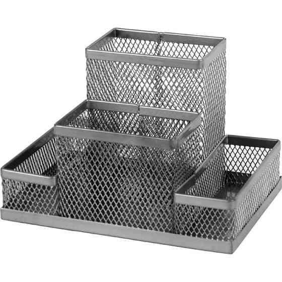 Подставка для мелочей Axent 155x103x100мм, wire mesh, silver (2117-03-A) Винница