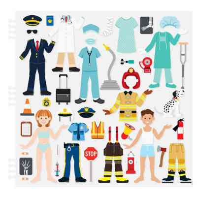 Набор для творчества Melissa&Doug Объемные наклейки Профессии (MD9426) Винница