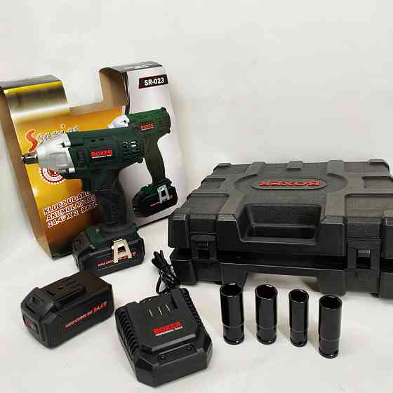 Гайковерт професійний акумуляторний 2400 об/хв Boxer SR-023 для автосервісу YB-75 Львів