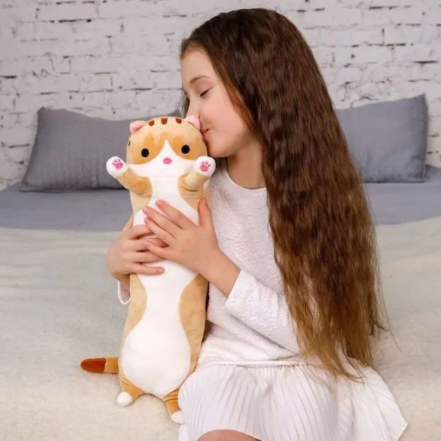 Кот батон оригинал, Подушка кот батон детская, Подушки игрушки для детей Мягкий пушистый ED-51 Львов - изображение 11