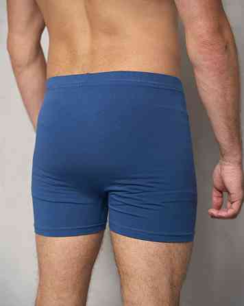 Мужские трусы боксеры удлиненные Tom John 2101 3XL, Синий Киев