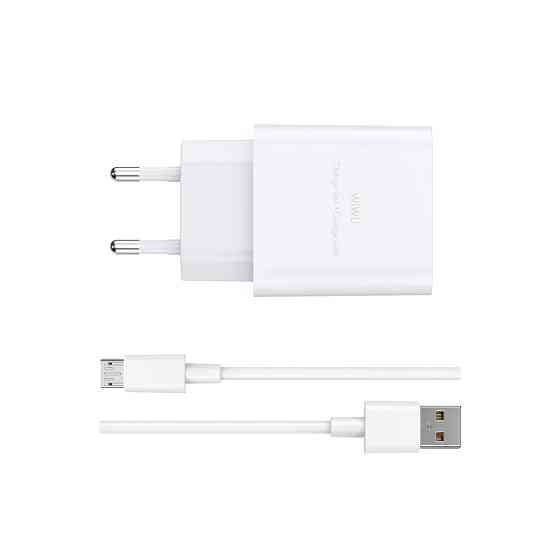 Сетевое зарядное устройство с кабелем WIWU 2.4A Essen GaN Fast Charger Combo with A-M cable Wi-G023 A-M EU White Одесса