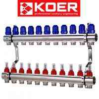 Колектор для теплої підлоги "Koer" на 12 контуру Харків