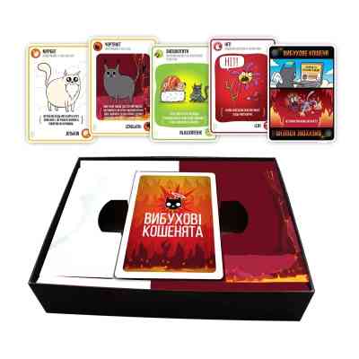 Настільна гра Rozum Вибухові кошенята: Добро і Зло (Exploding Kittens: Good Vs Evil) (укр.) (EKIEK12UA) Вінниця