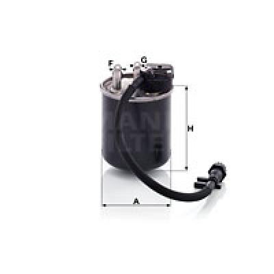 Фільтр паливний Mann WK820/18 Вінниця - фото 1