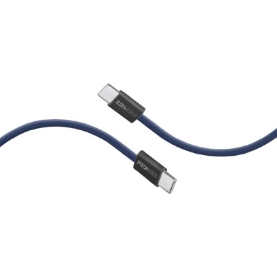 Дата кабель USB-C to USB-C ecoline-cc120.navy Promate (ecoline-cc120.navy) Вінниця - фото 1