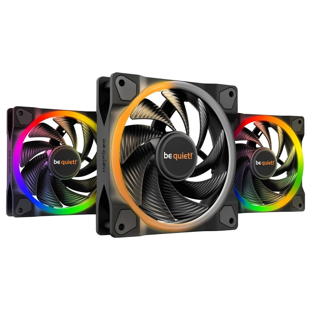 Вентилятор be quiet! Light Wings 120mm PWM High-Speed 3-Pack Black (BL077) ( 23515 ) Харьков - изображение 1