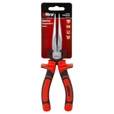 Плоскогубці Ultra довгогубці прямі 200мм VDE 1000В CrV (4364032) Вінниця - фото 9