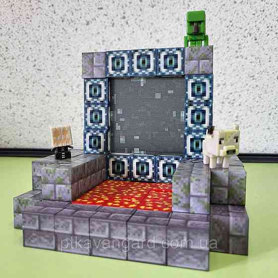 Конструктор магнітний майнкрафт 65 кубики магнітні блоки портал в край Dream World LZCK 011 Хмельницький