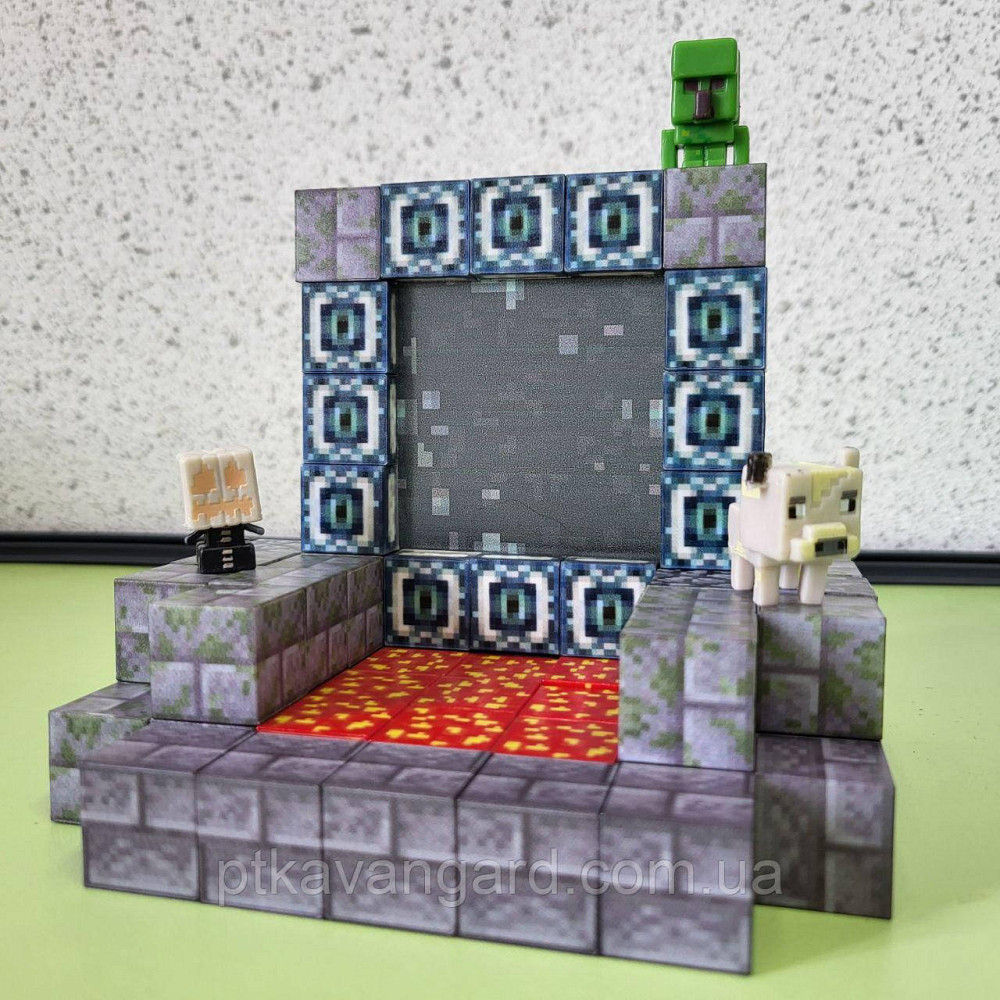 Конструктор магнітний майнкрафт 65 кубики магнітні блоки портал в край Dream World LZCK 011 Хмельницький - фото 1