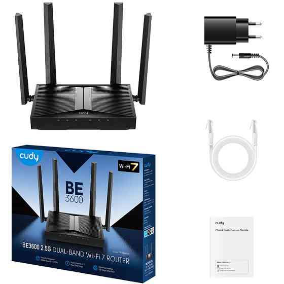 Маршрутизатор Cudy WR3600H, BE3600 2.5G Wi-Fi 7 Router Вінниця